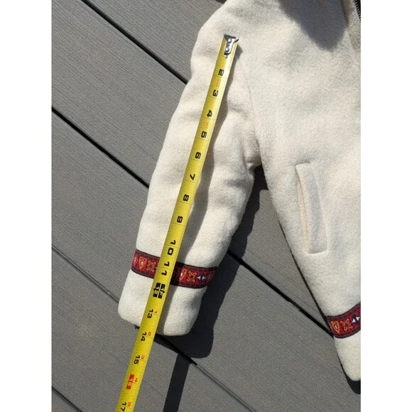 Vintage Hudson's Bay Wool Children's / Kids Parka Coat - "Baymart" 1970s Sz 8-10 - Picture 6 of 14